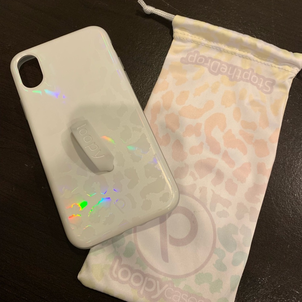 Opal leopard loopy case for iPhone XS